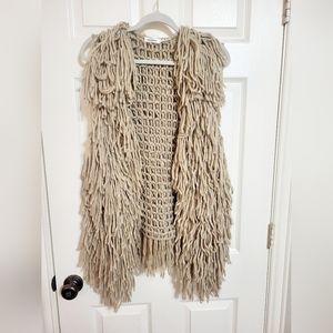 NWOT FRINGE VEST